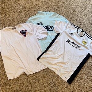 3 Pack Men’s Size L Soccer Shirts